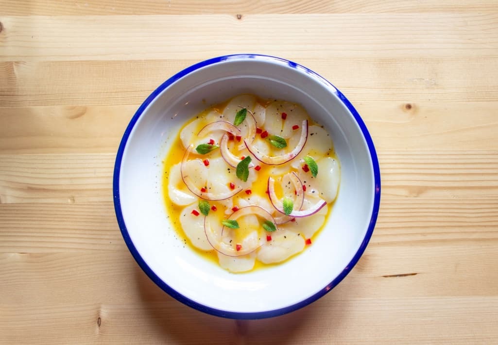 Marinated Scallop Dish