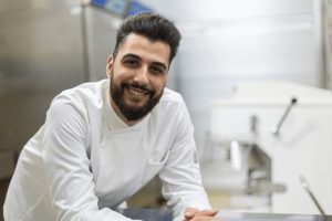 Pastry Chef Smiling