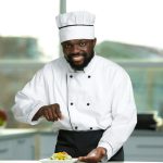 Chef using Kosher Salt
